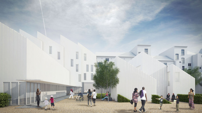 Concours à Anderlecht
Architecte : Danhier