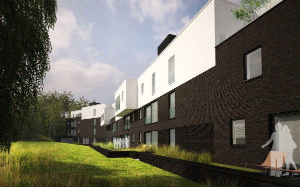 immeuble de logement
promoteur: Thomas & Piron
architecte: www.qbrik.be