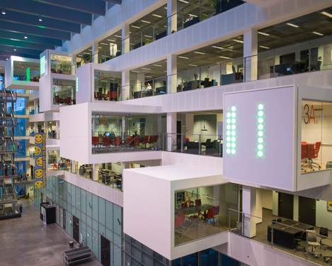 IT Universitetet i København (Université IT),  Ørestad, øbenhavn, Denmark, Henning Larsen Architects, 2004.