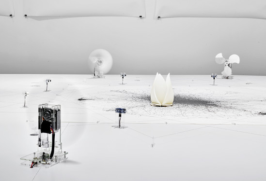 Edouard Cabay with IAAC: Exhibition auto-màtic - Barcelona