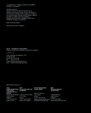 Philippe SAMYN and PARTNERS, Records of Design and Realisations