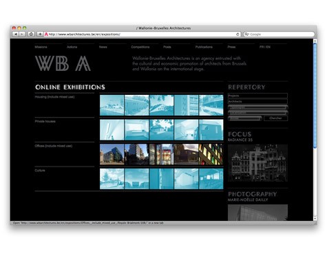 Lancement du site web de WBA 