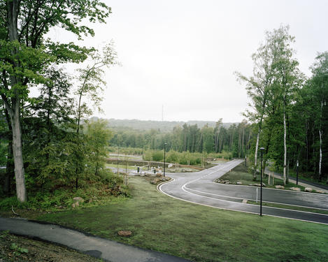 Parking paysager au Sart Tilman