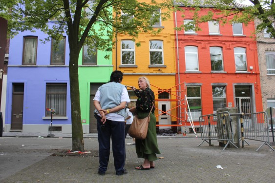 Let's color Charleroi, North Plaza