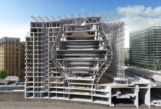 Philippe SAMYN and PARTNERS architects & engineers, LEAD and DESIGN PARTNER.
Philippe Samyn and Partners architects & engineers, Studio Valle Progettazioni architects, Buro Happold Limited engineers.

