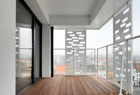 Projet Belle Vue - appartements passifs - arch A2M - Photo Filip Dujardin 