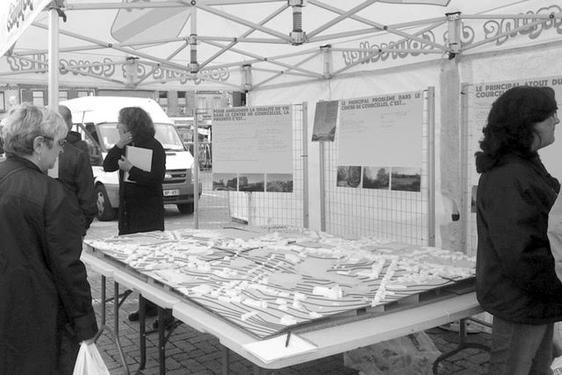 Etude pour le centre de Courcelles