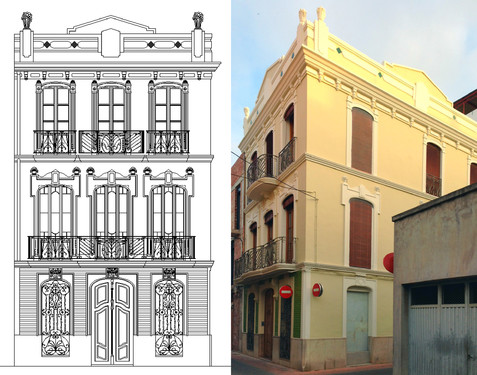 Rénovation d'une maison de 1930. Nules (Castellón) -Espagne-