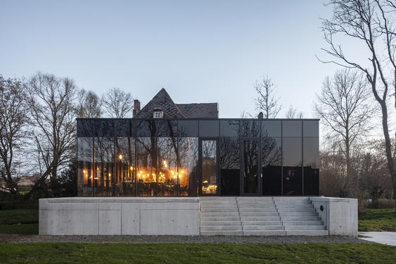 Vue depuis le jardin nord