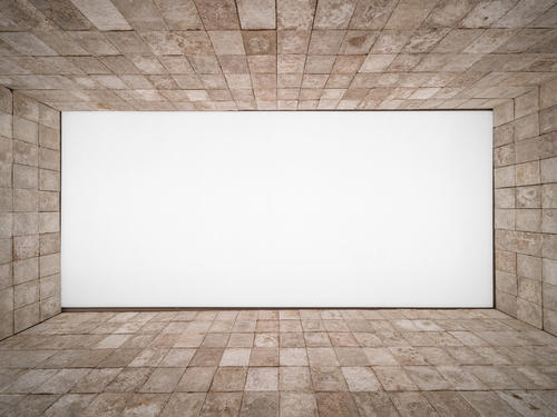 Alignés au puits de lumière, les panneaux de mycélium, peau végétale, sont baignés de lumière.