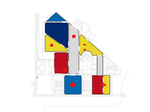 GUGGENHEIM, scenography, plan