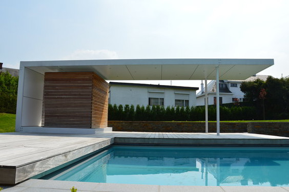 Piscine et pool house